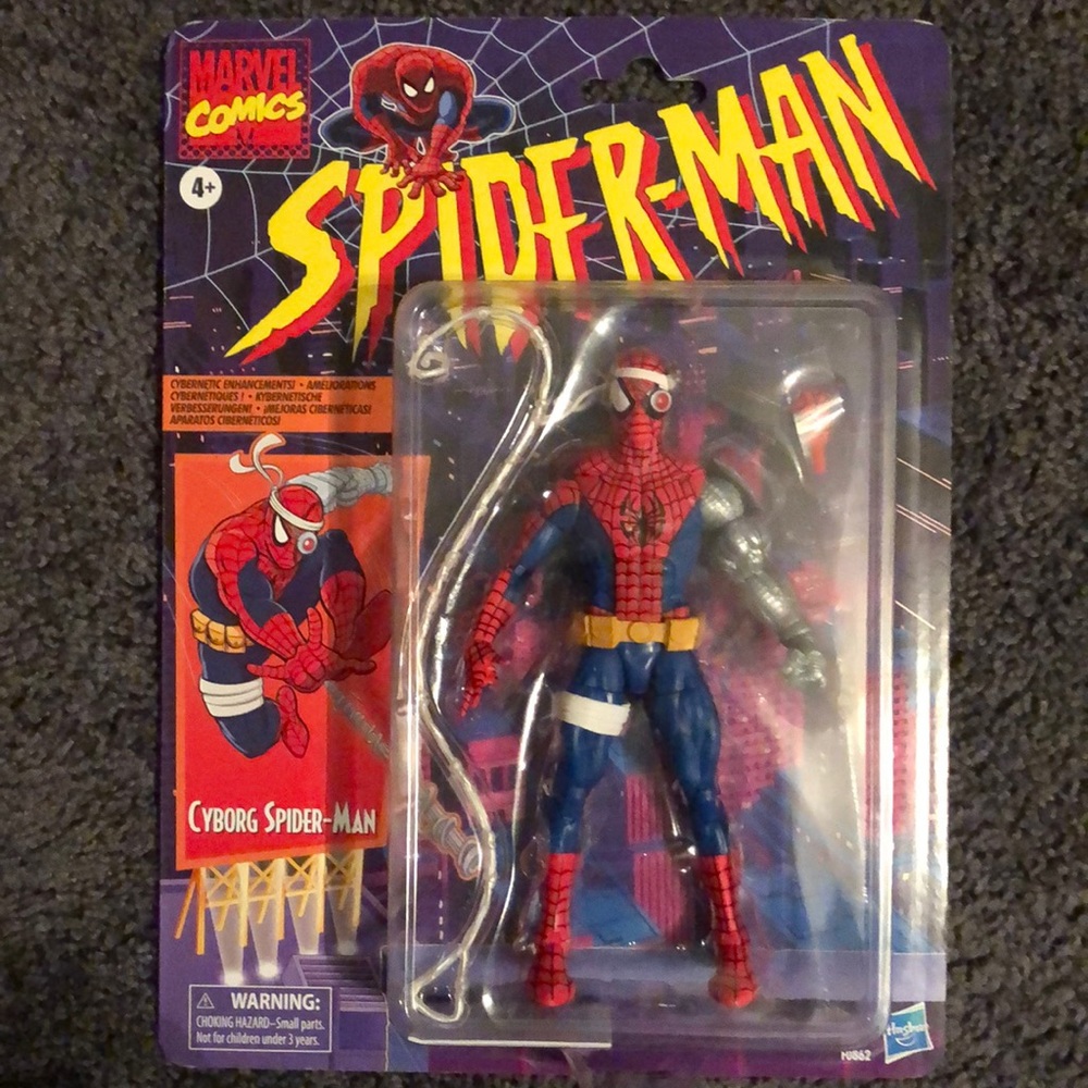 Cyborg Spider-Man Action Figure by Hasbro Toys